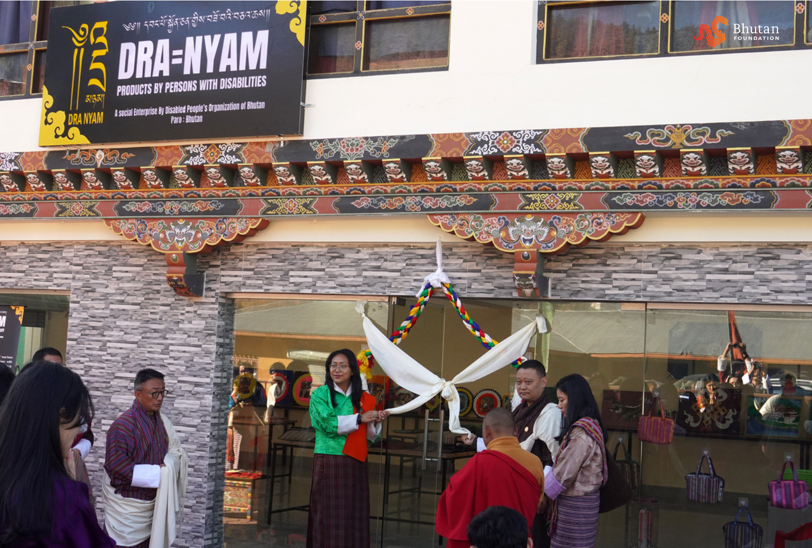 Bhutan’s First Disability-Made Product Outlet, Dra=Nyam, Launched in Paro
